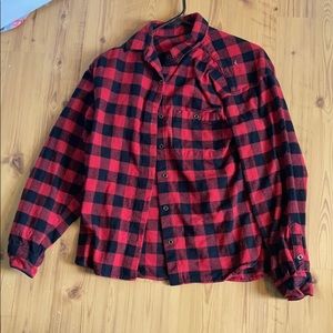 Wild fable red and black plaid